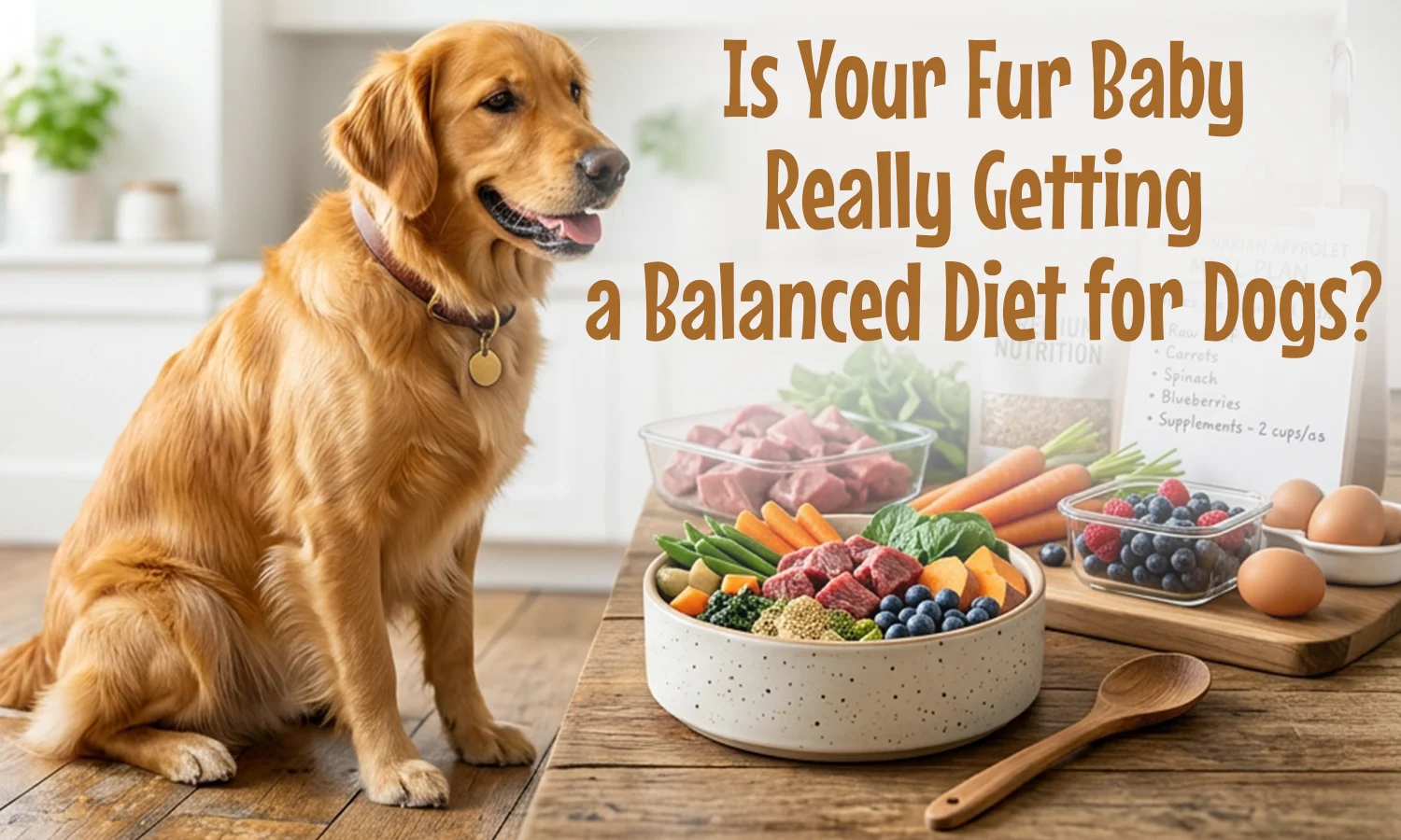 Is Your Fur Baby Really Getting a Balanced Diet for Dogs?