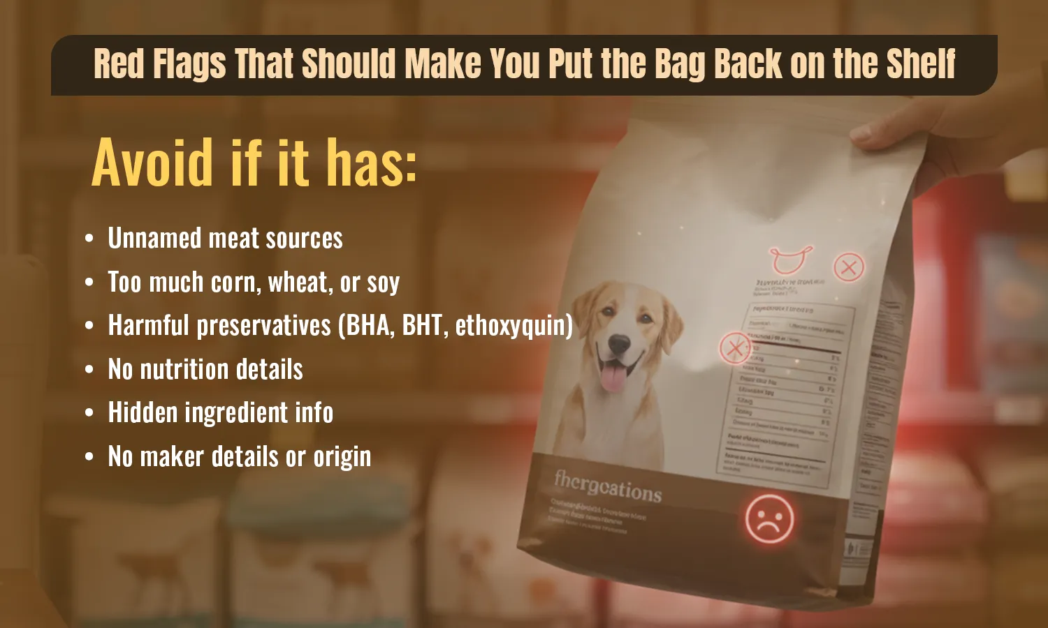 Red Flags That Should Make You Put the Bag Back on the Shelf