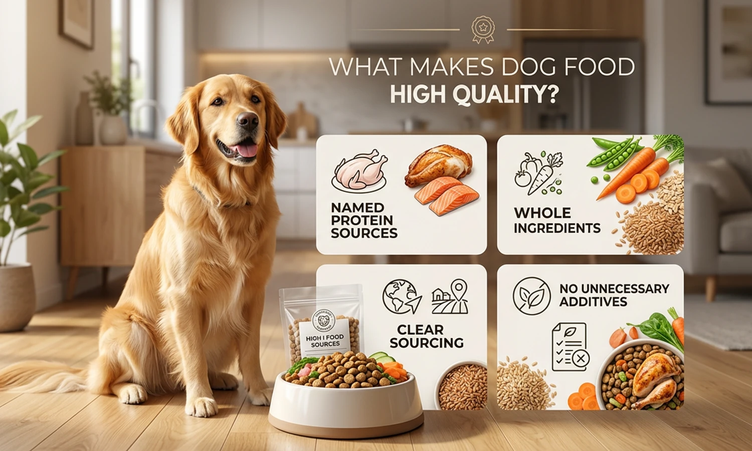 Ready to eat dog food checklist covering fresh preparation, human-grade ingredients, nutrition, and reliable delivery.